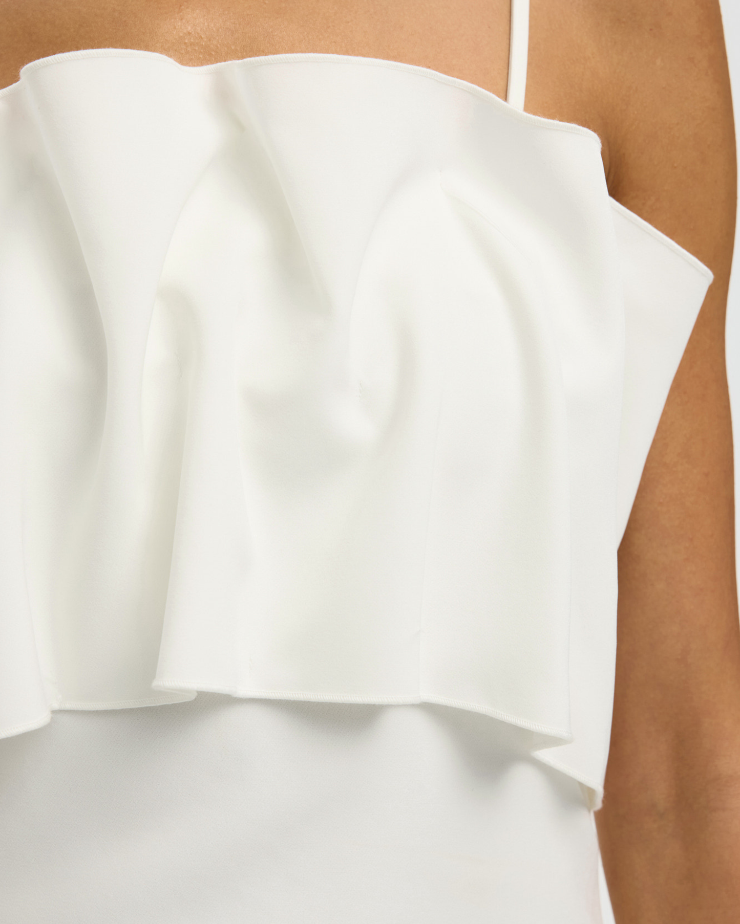 Top Vinelle plissiertes Bandeau