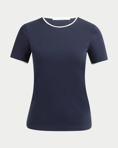 T-shirt con collo rotondo