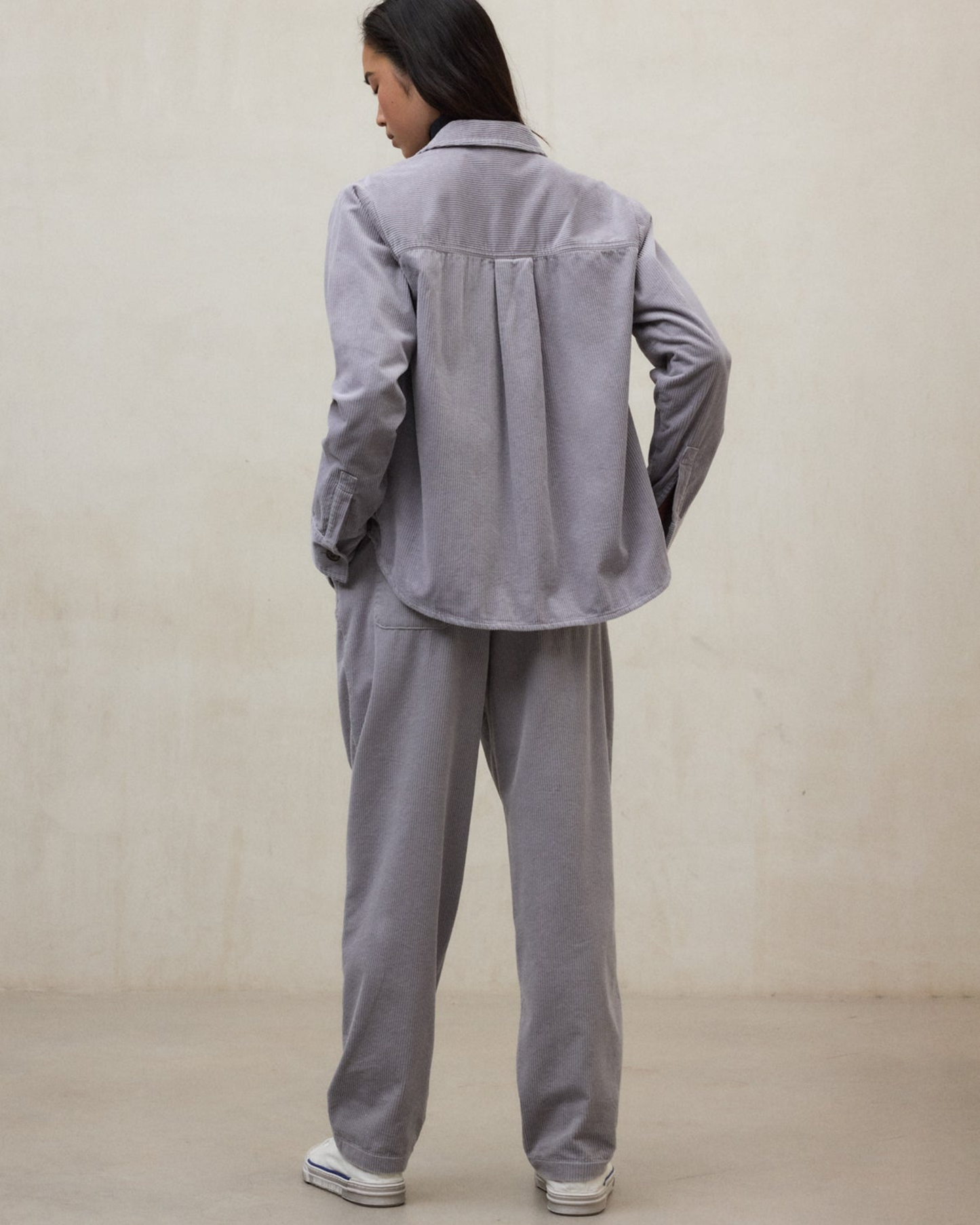 Camicia blazer in cotone biologico