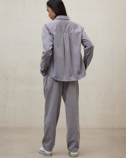 Camicia blazer in cotone biologico
