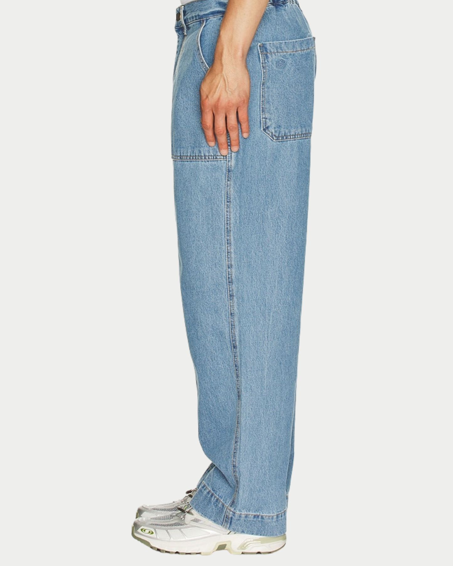 Jeans one tuck wide fatigue