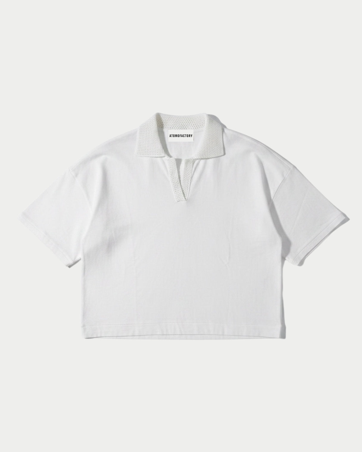 Jersey Crochet Polo Shirt