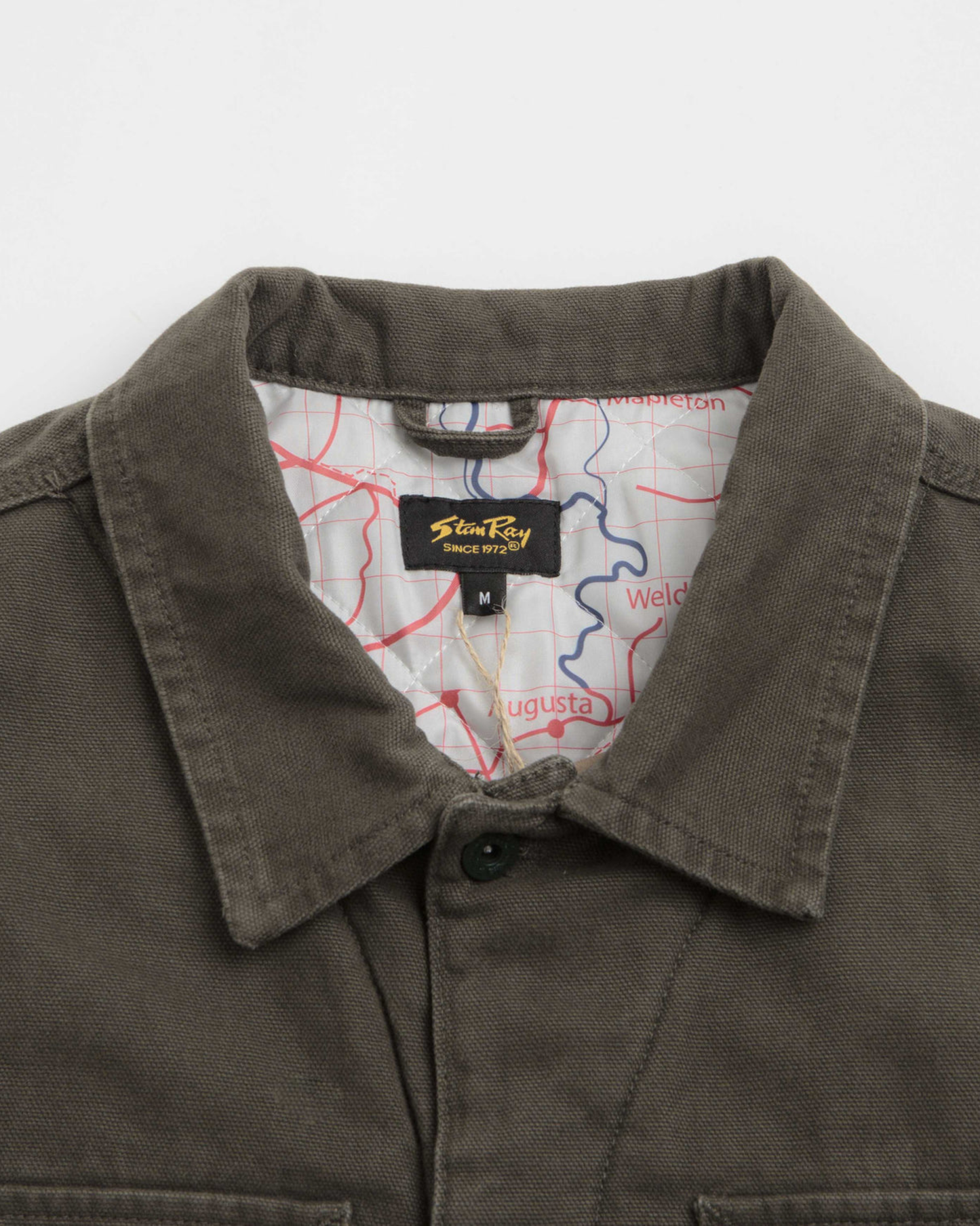 Lined trucker giacca