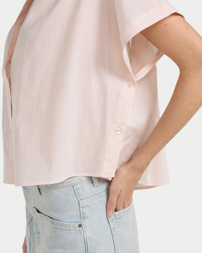 Camicia sleeveless con bottoni