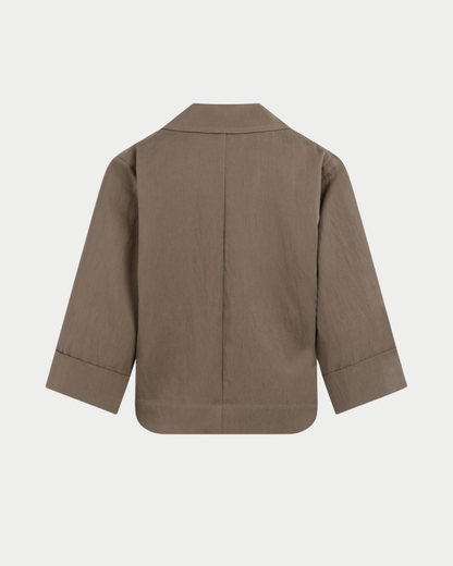 Blazer mit Kimonoärmeln und Knöpfen