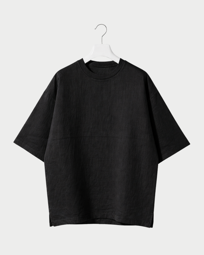 T-shirt oversize in lino