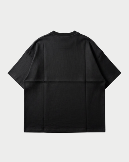 Oversize-Leinen-T-Shirt