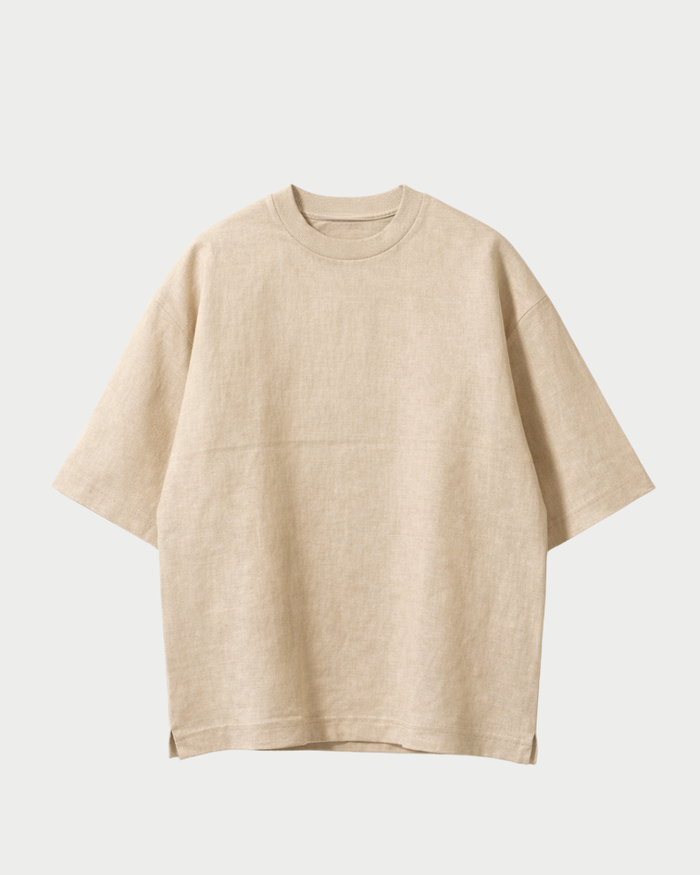 T-shirt oversize in lino