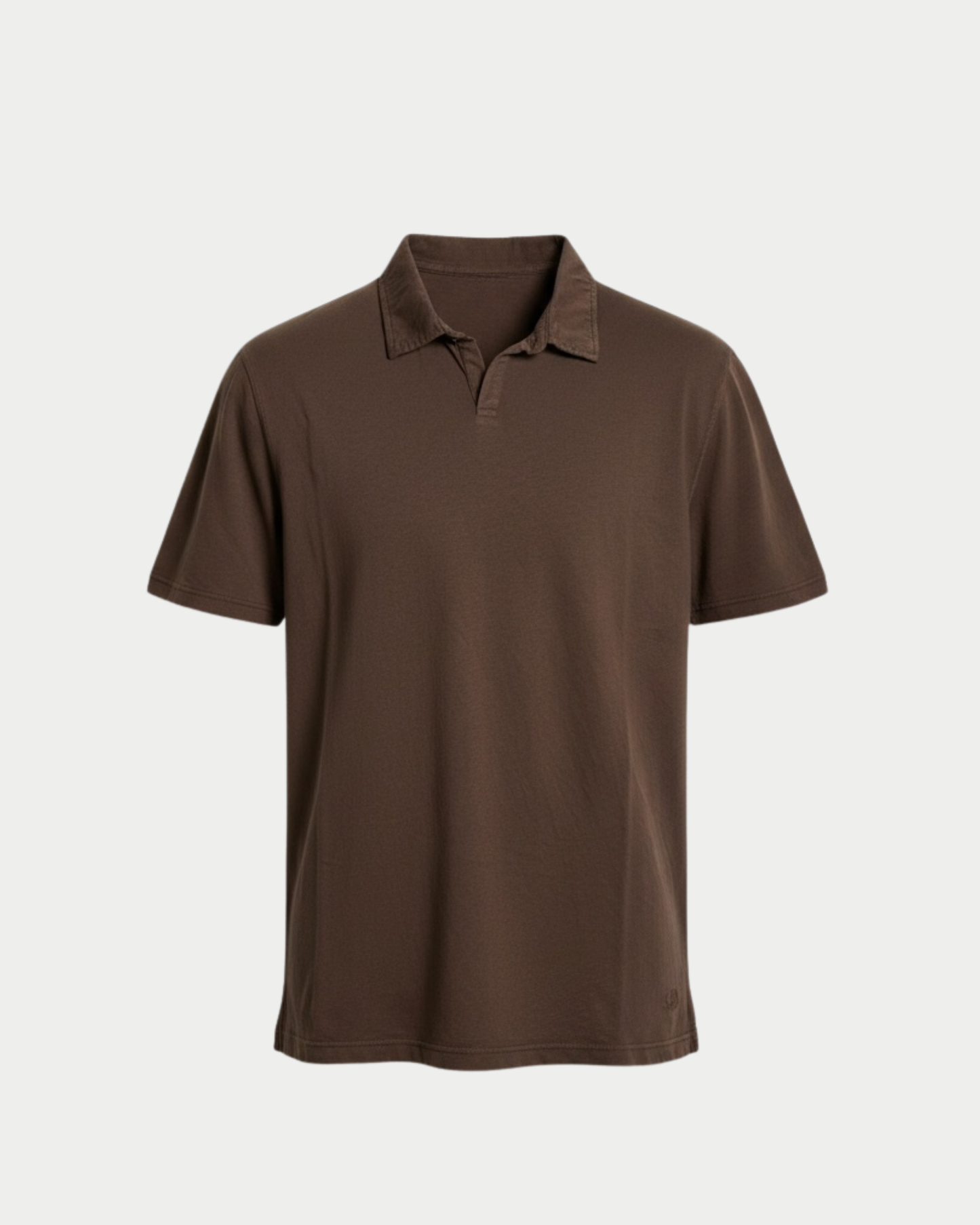 Kurzarm-Poloshirt ohne Knöpfe