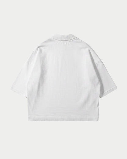 Jersey Crochet Polo Shirt