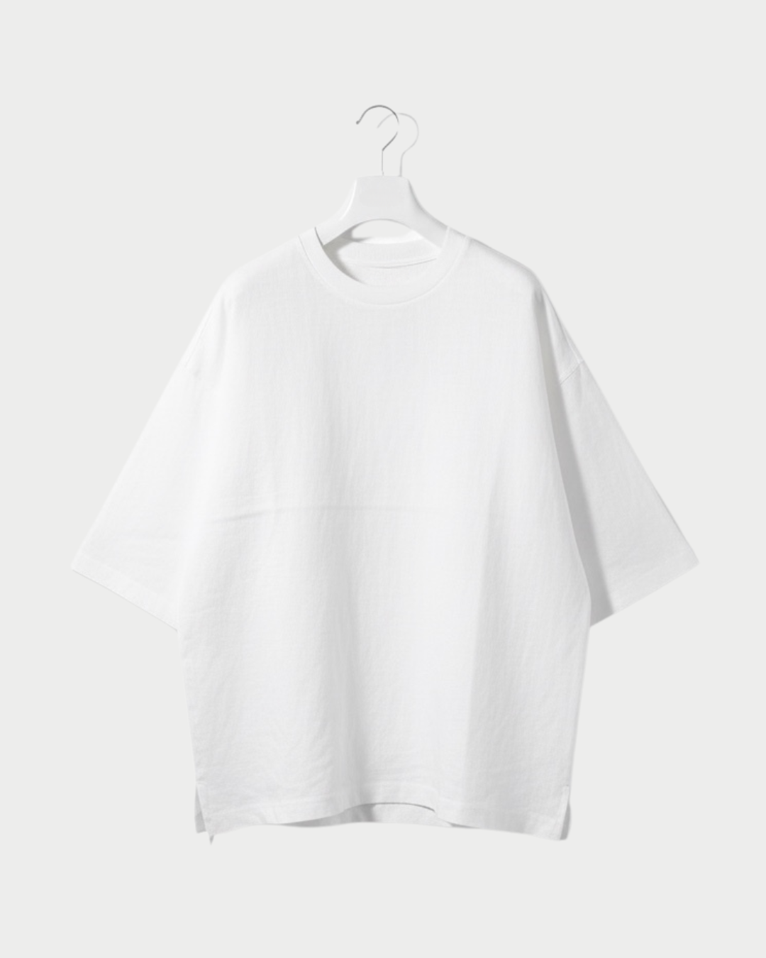 Oversize-Leinen-T-Shirt