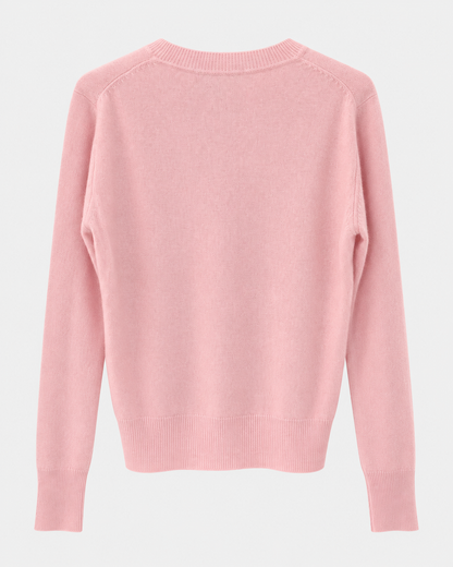 Maglia paricollo in misto cashmere