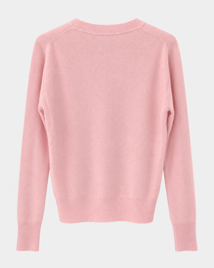 Maglia paricollo in misto cashmere