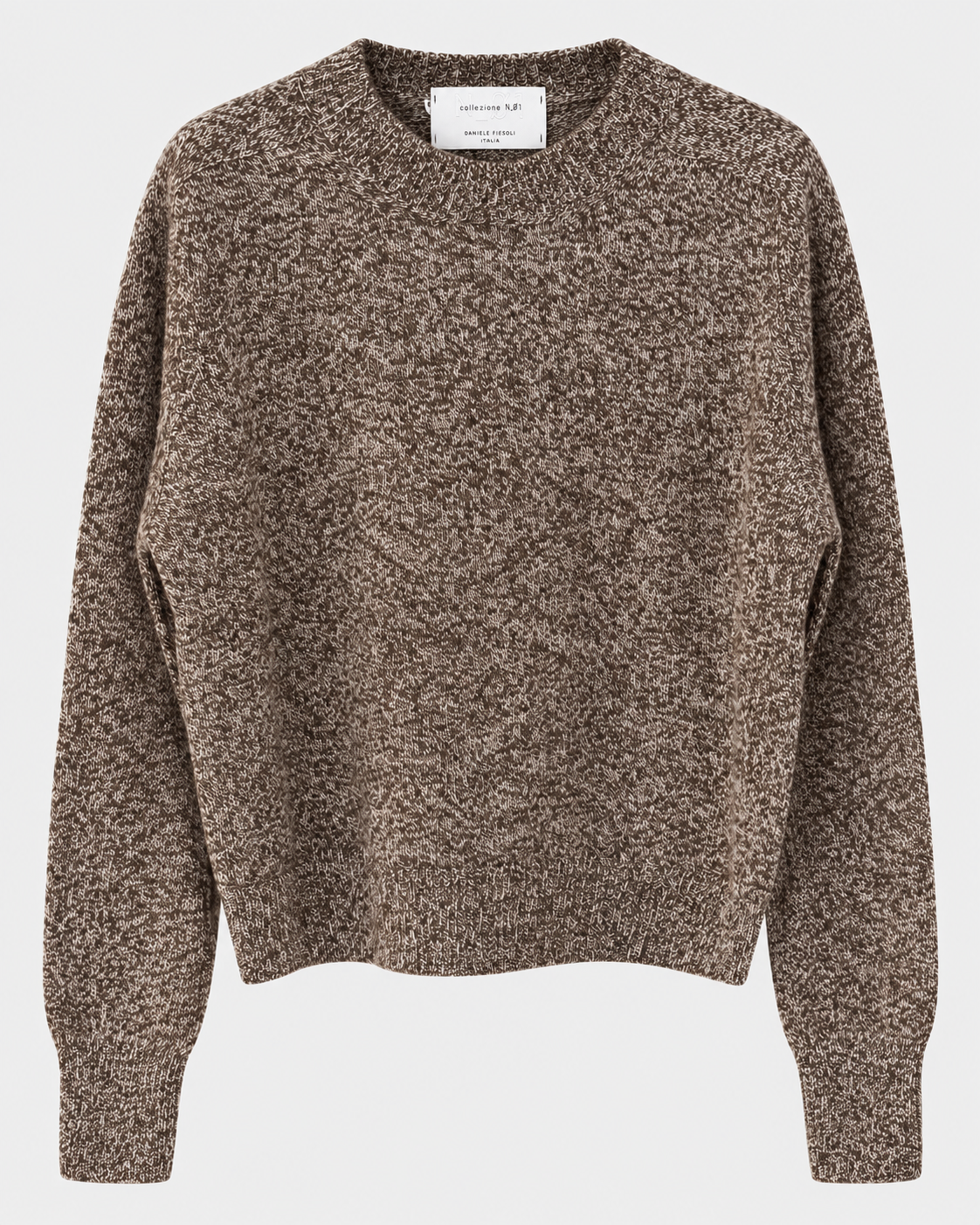 Maglia paricollo in misto cashmere