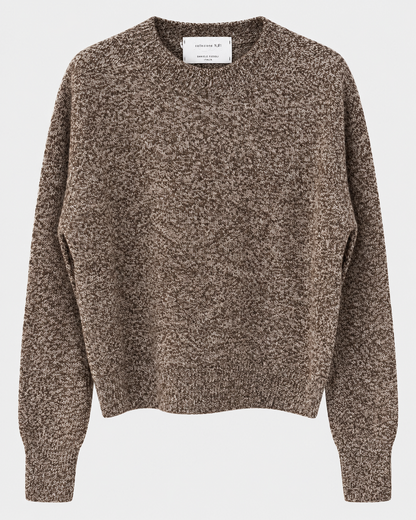 Maglia paricollo in misto cashmere