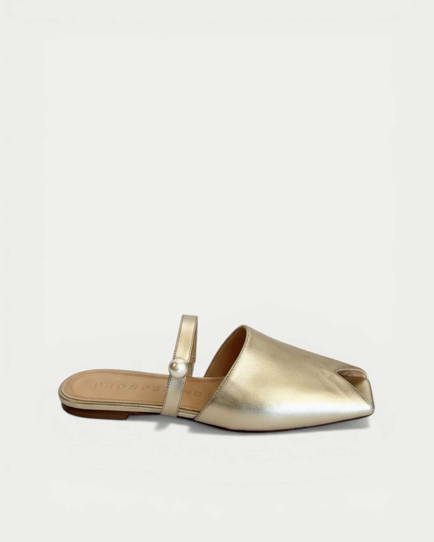 Spitze Mules aus Nappaleder