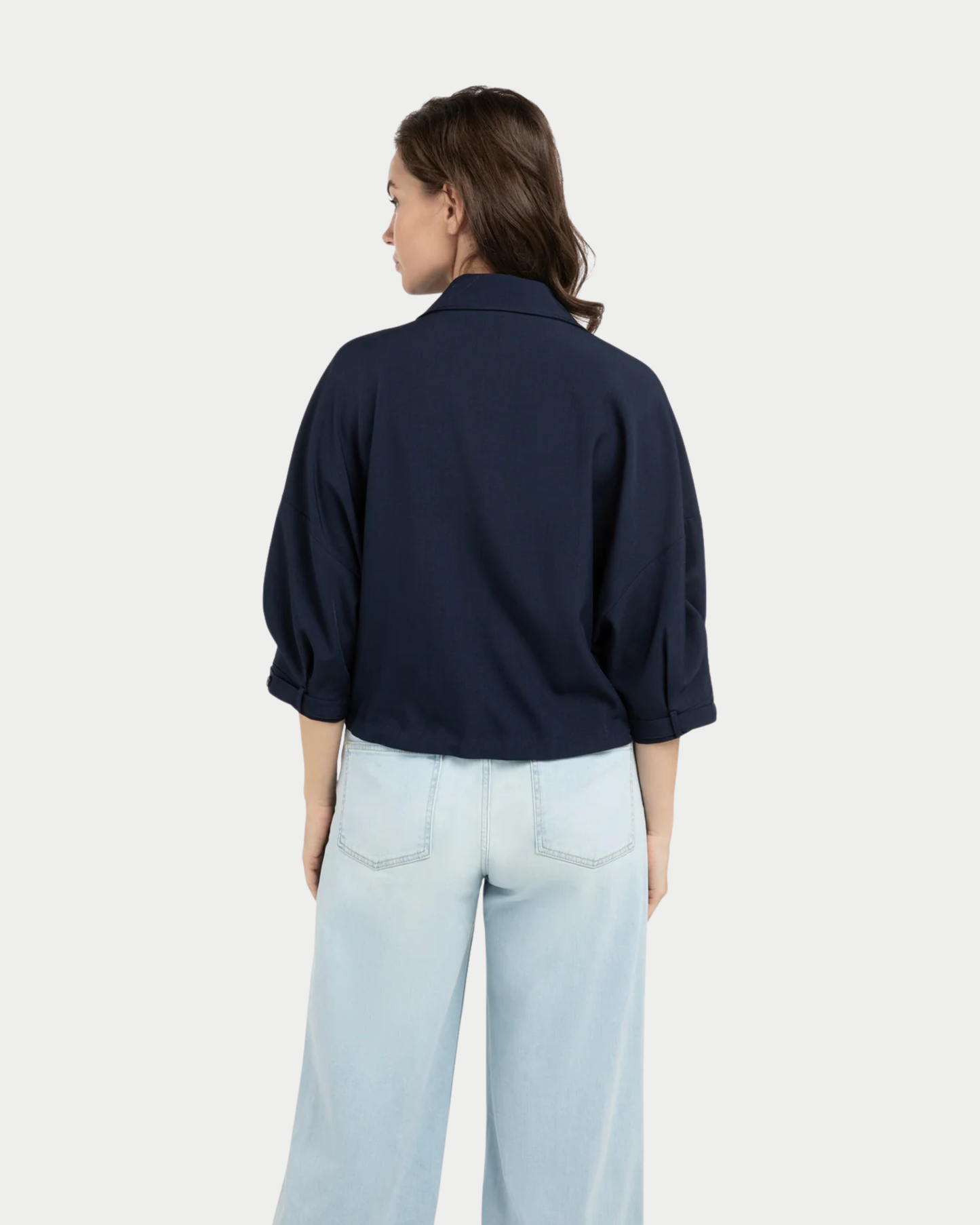 Giacca blazer con cintura regolabile