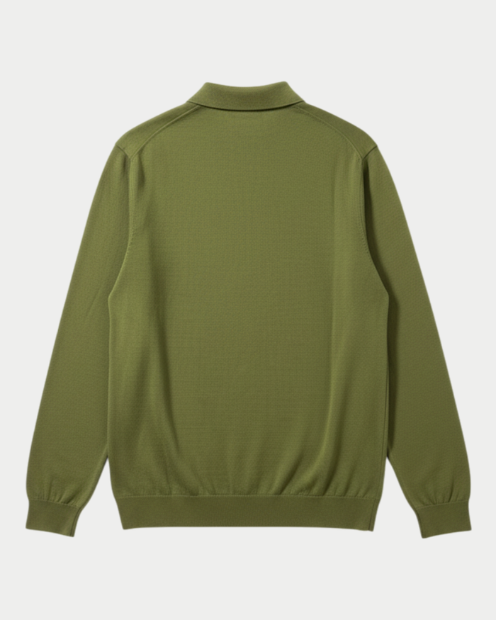 Maglia Polo in cotone manica lunga