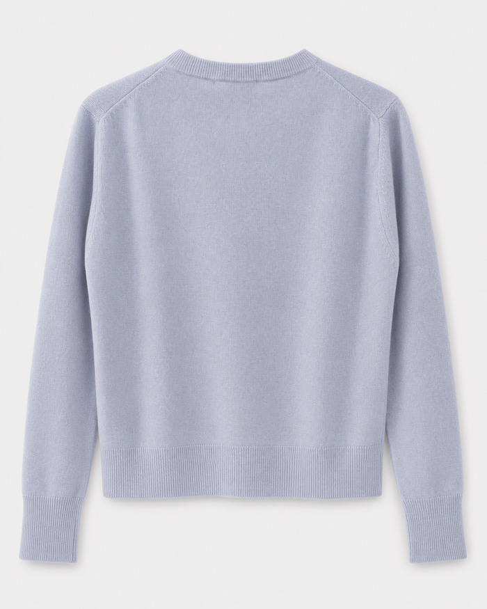 Maglia cardigan in misto cashmere