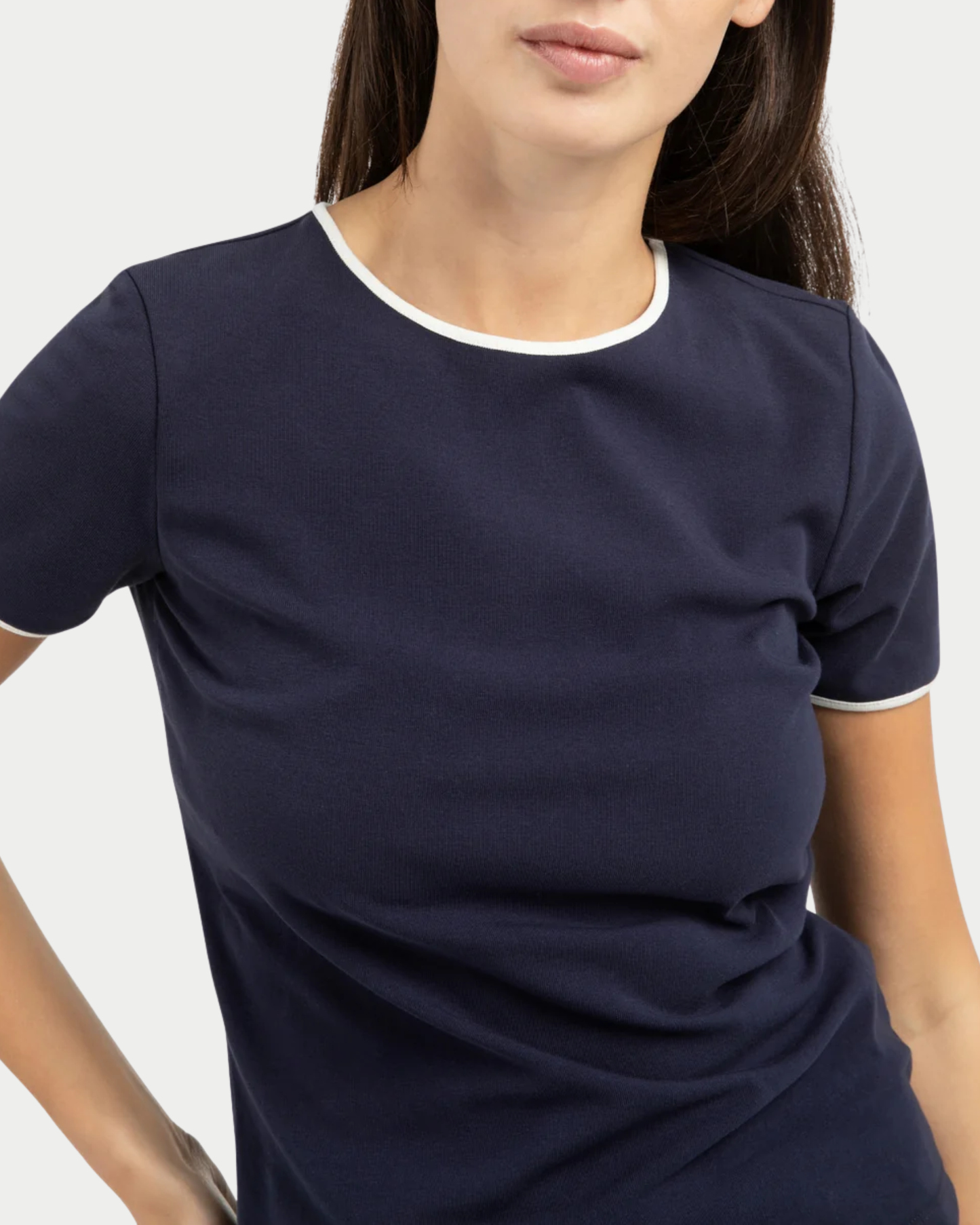 T-shirt con collo rotondo