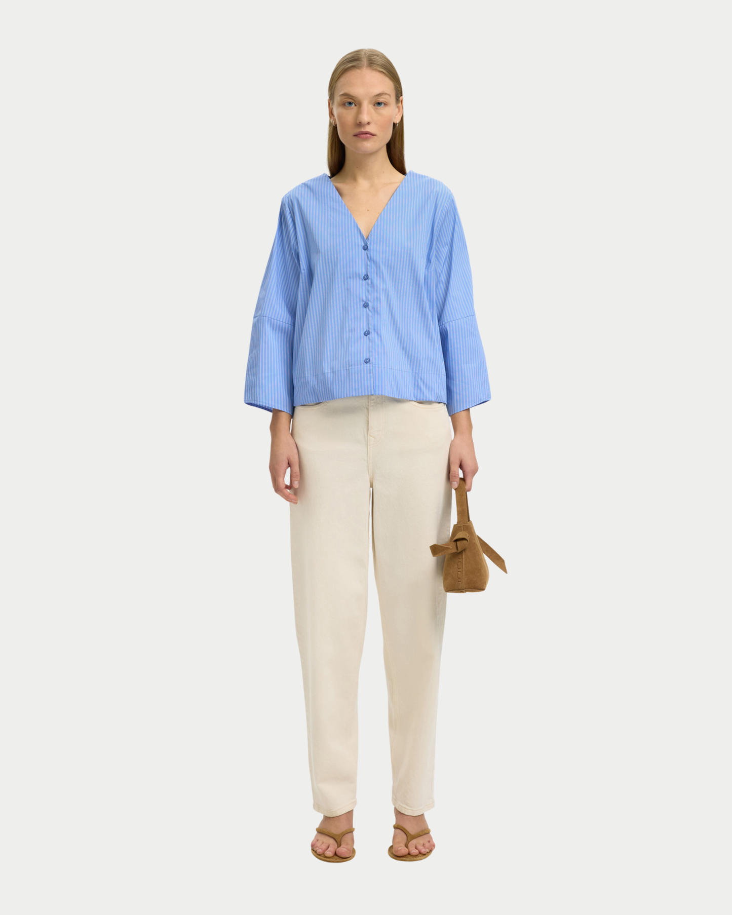 Camicia con maniche a 3/4