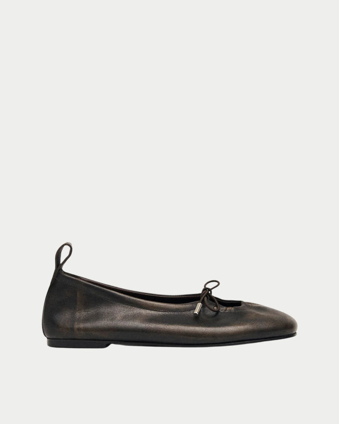 Rosalind Ballerinas aus Leder in Vintage-Optik