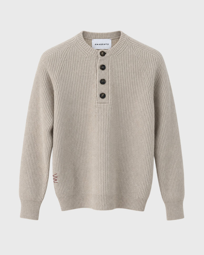 Serafino-Pullover aus Wolle und Kaschmir