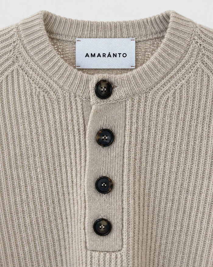 Serafino-Pullover aus Wolle und Kaschmir