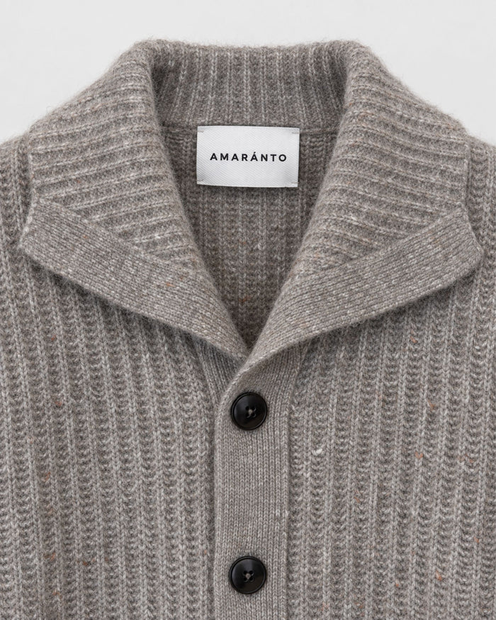 Cardigan aus Alpaka-Seide-Mix