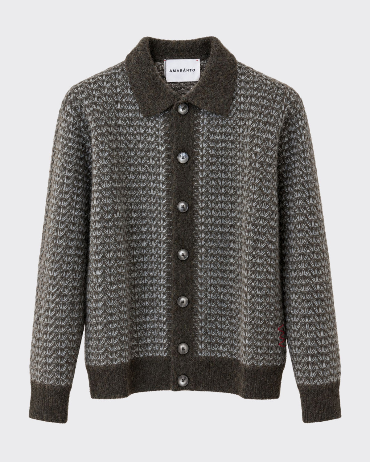 Maglia cardigan in alpaca