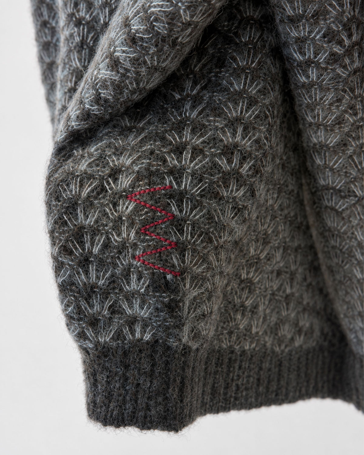 Maglia cardigan in alpaca