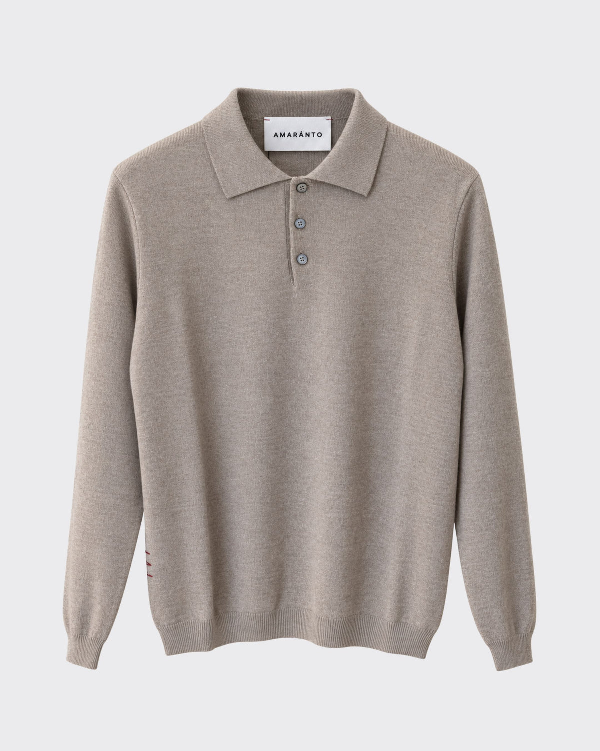 Poloshirt aus Baumwolle, Wolle und Kaschmir