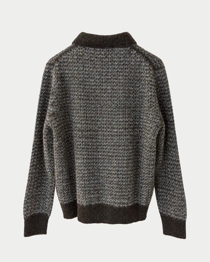 Maglia cardigan in alpaca