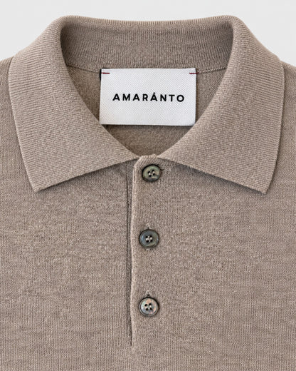 Poloshirt aus Baumwolle, Wolle und Kaschmir