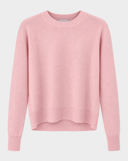 Maglia paricollo in misto cashmere