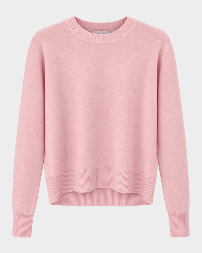 Maglia paricollo in misto cashmere