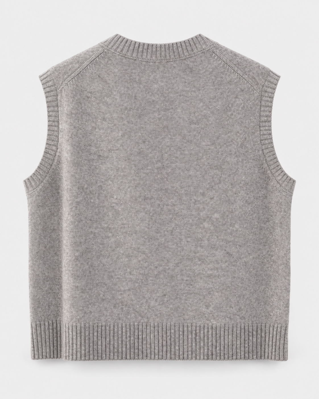 Maglia gilet in misto cashmere