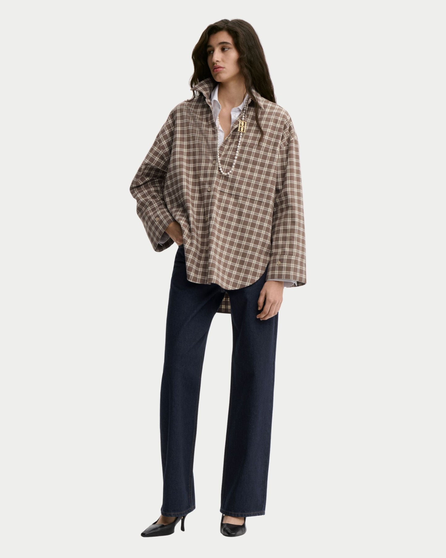 Camicia Derris in flanella di cotone biologico