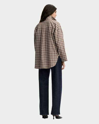 Camicia Derris in flanella di cotone biologico