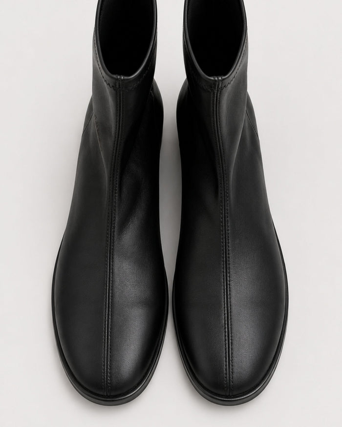 Stivaletto nappa stretch