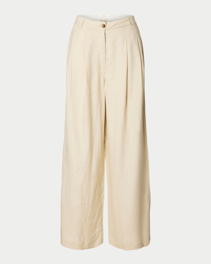 Pantaloni extra wide magna linen