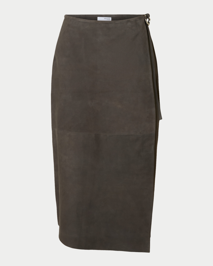 Gonna sefa suede midi leather