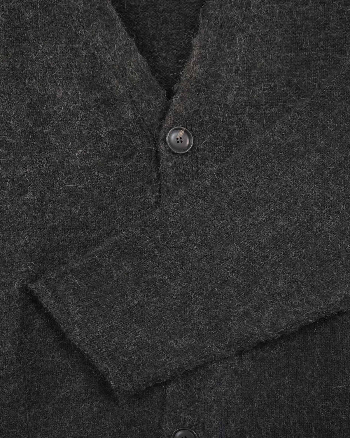 Maglia cardigan brushed