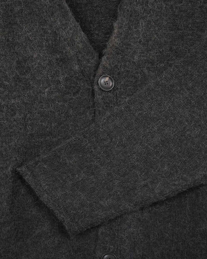 Maglia cardigan brushed