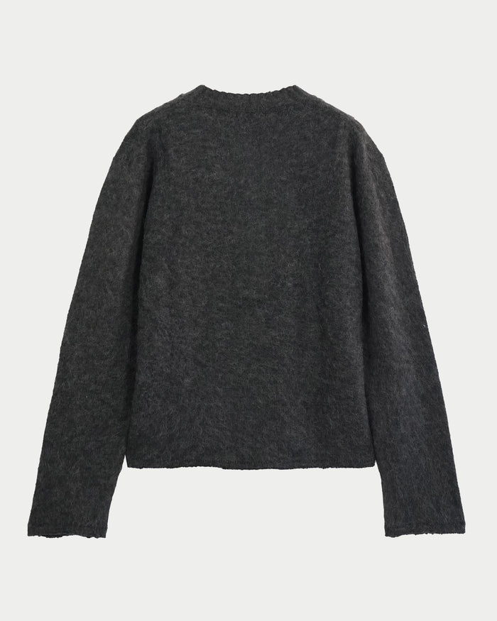 Maglia serafino brushed