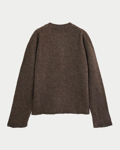 Maglia serafino brushed