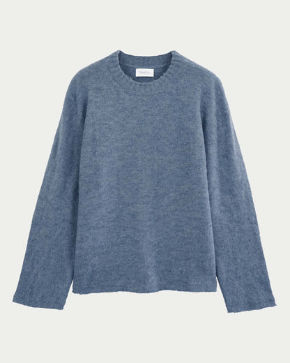 Maglia crewneck brushed