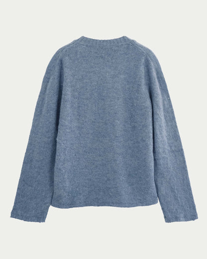 Maglia crewneck brushed
