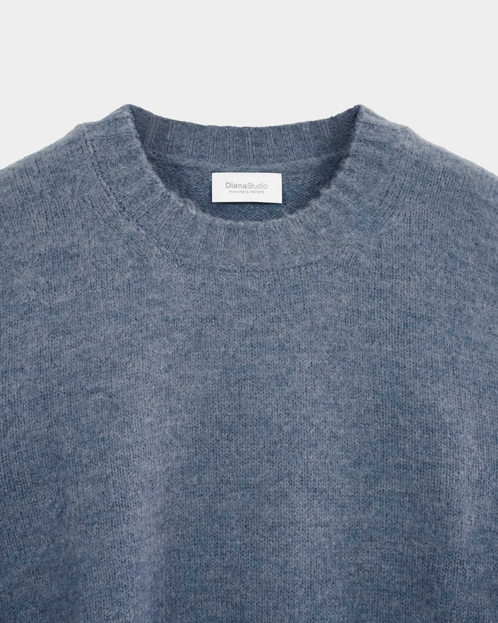 Brushed crewneck sweater