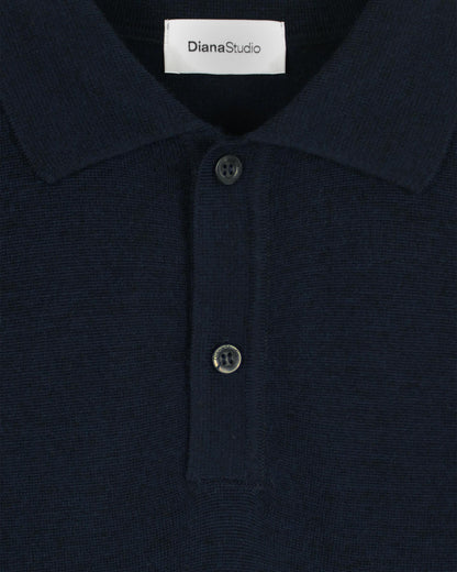Maglia polo merino